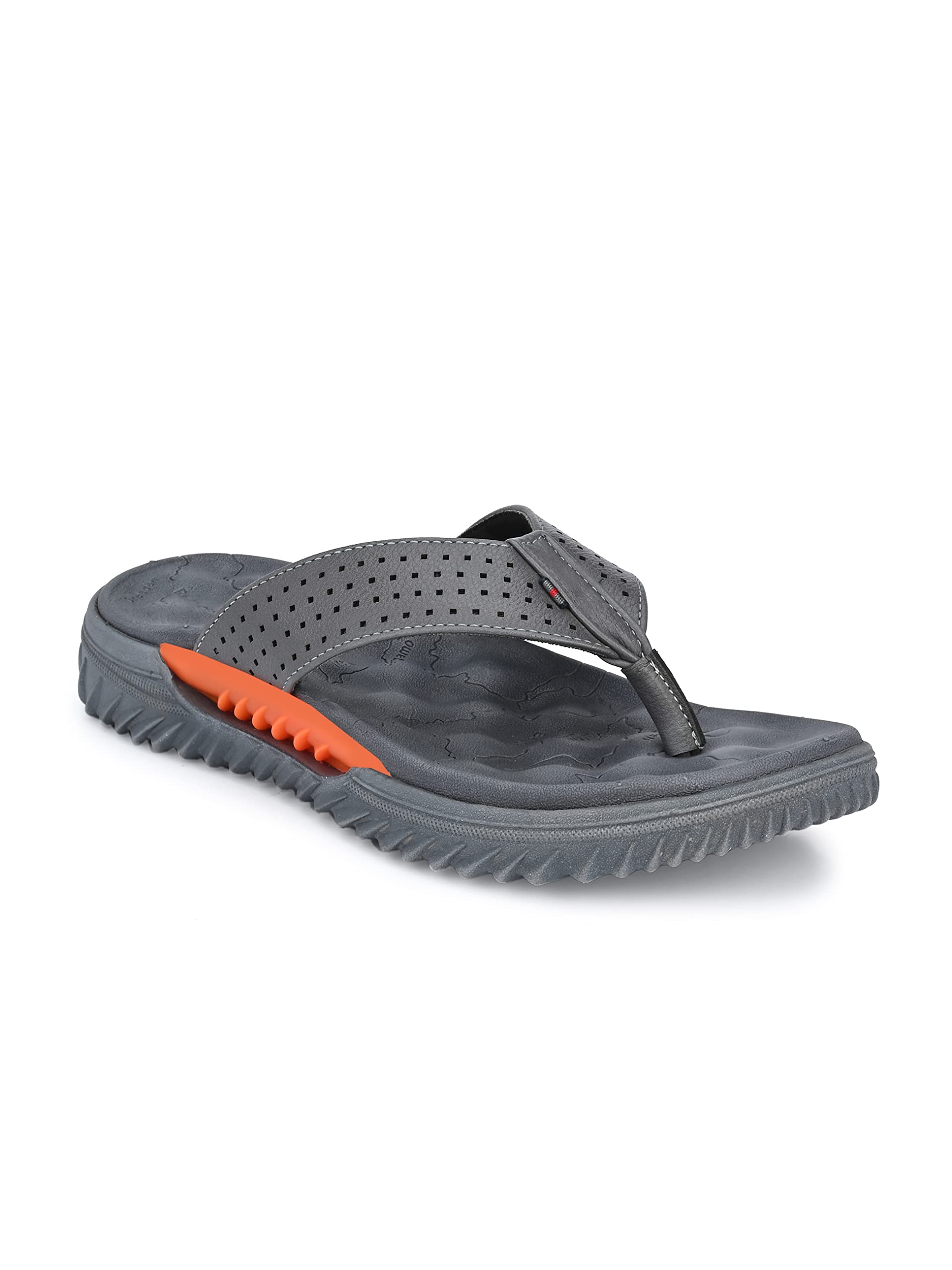 Big FoxAlphabounce-7 Comfortable | Ultra-Light | Bounce Back Technology | Arch Support | Water-Resistant Slippers for Men