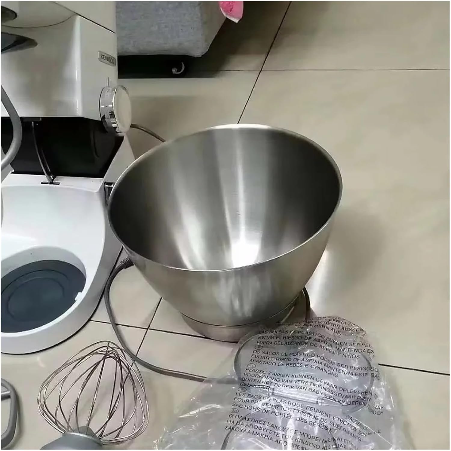 Mixing Cup,Chef Machine Accessories, Noodle Bucket,Compatible For KENWOOD,for KVC3100 KMC010 KMC510