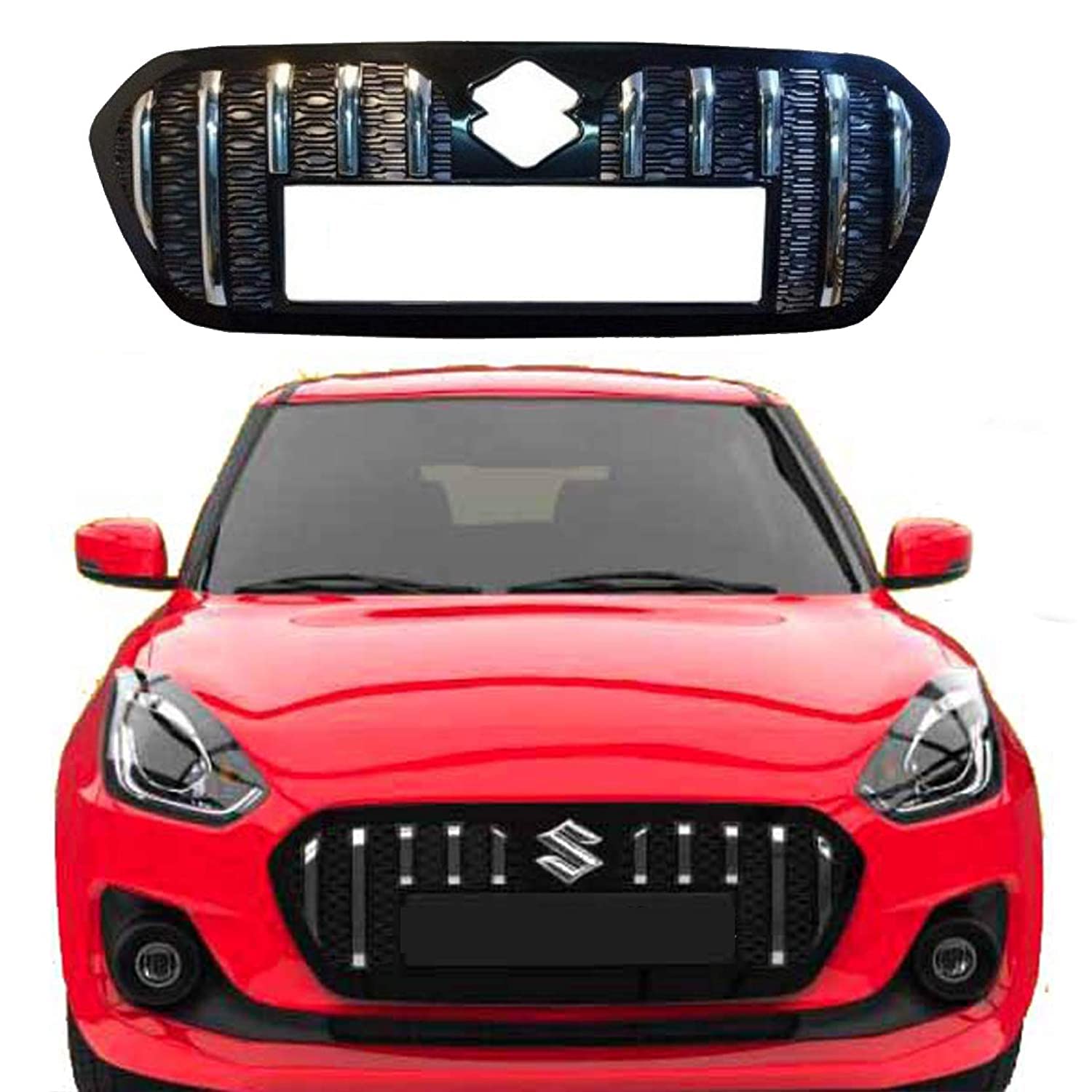 GTR Style Front Grill Suitable for Maruti Swift Type 5 (2018-2020)