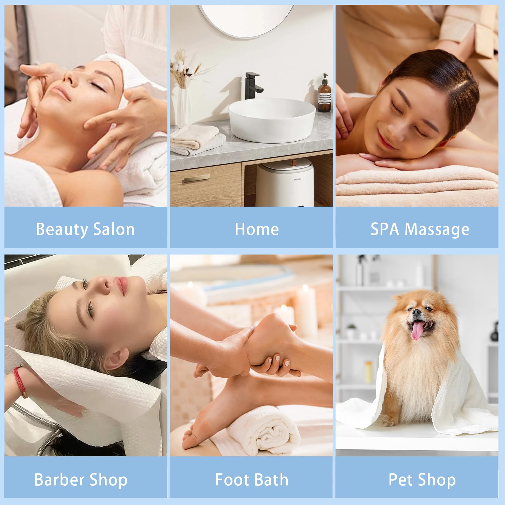 Disposable Hair Towels - Spa & Travel -6