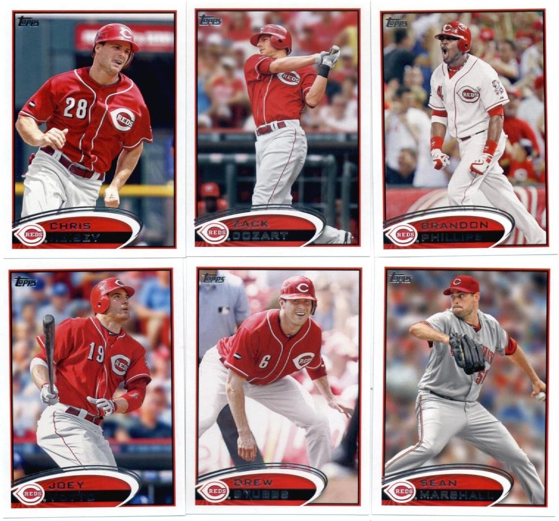 Cincinnati Reds Topps Baseball Cards Team Sets : 2012, 2013, and 2014 Series 1 & 2