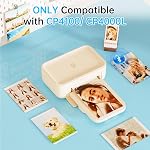 CP4100/CP4000L 4X6 Photo Printer Paper 108 Sheets and 2 Ribbons, for HPRT iDPRT CP4100/CP4000L Phone WiFi Instant Color Picture Sublimation Printer Papel Fotográfico para Impresora Photo Paper