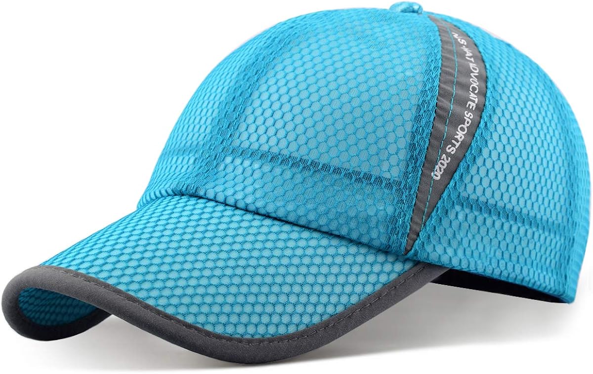 Buy ELLEWIN Unisex Breathable Full Mesh Baseball Cap Quick Dry Running