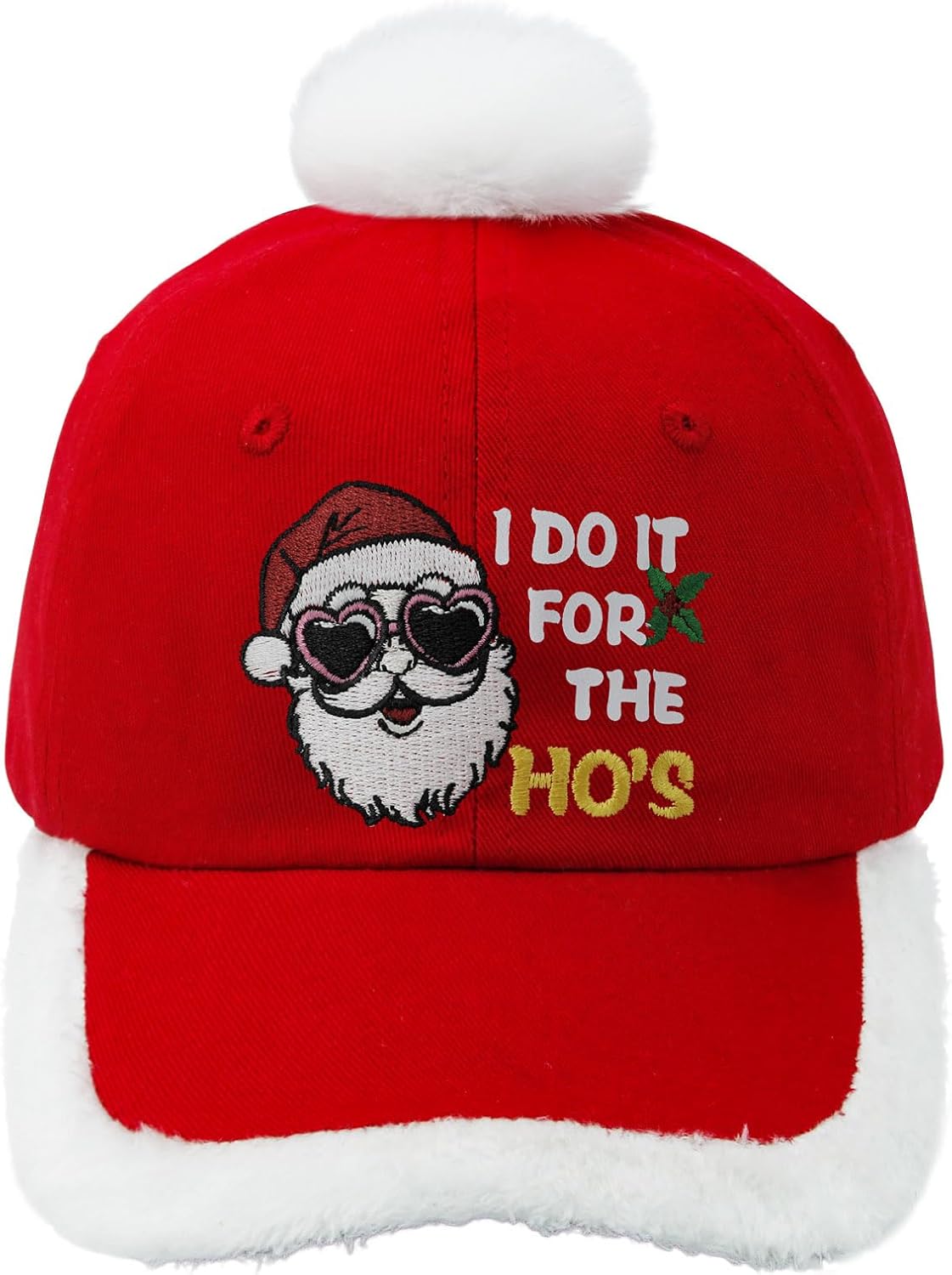 Embroidered Baseball Cap Golf Dad Hat Adjustable Original Classic Low Profile Cotton Cap Red Santa Hat Men Women