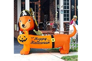 GOOSH 5FT Halloween Inflatable Dog