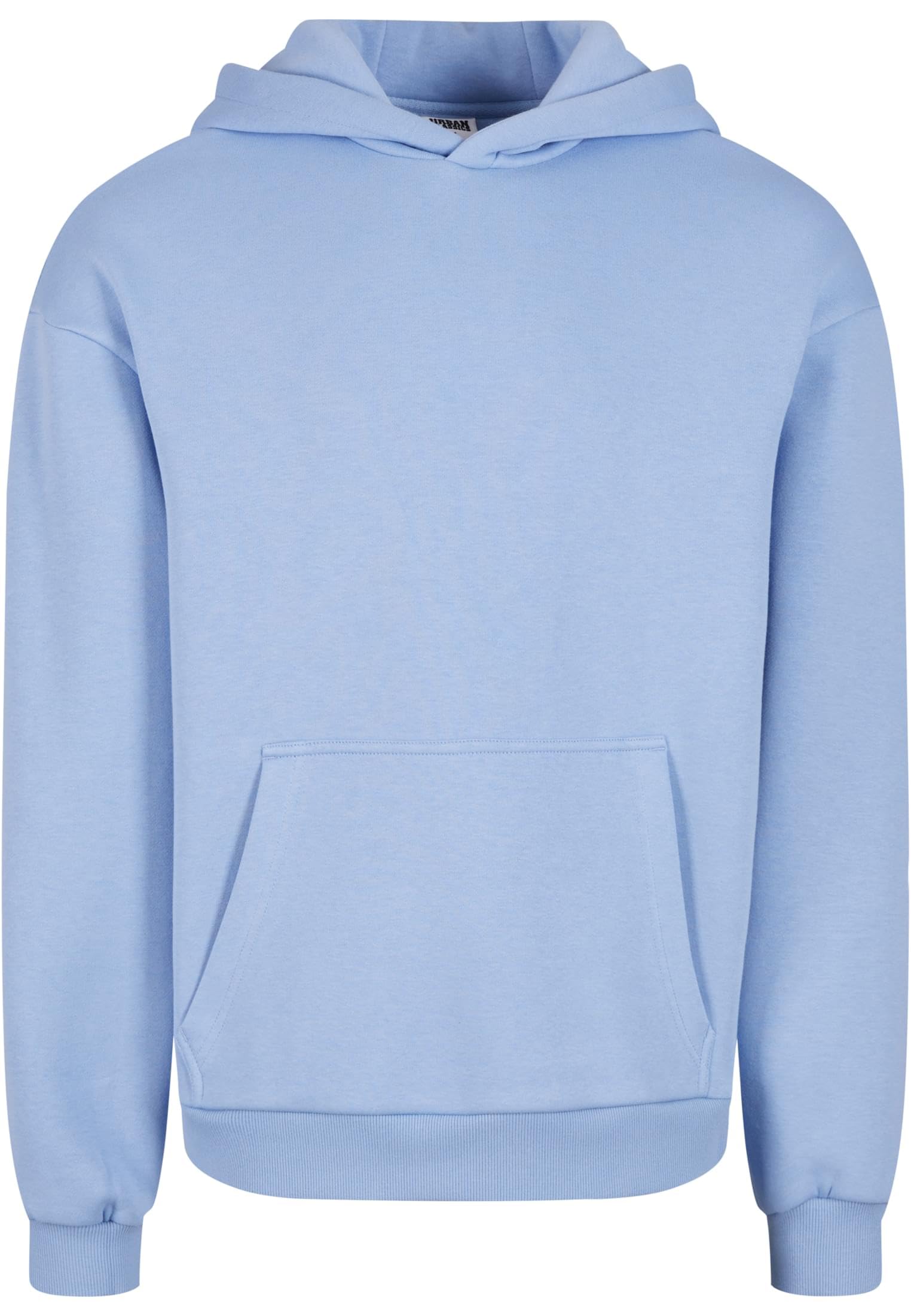 Urban Classics Fluffy Hombre Sudadera con Capucha Negro 70% algodón, 30% poliéster Regular