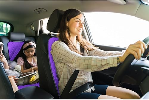 Miniatura 3 de FH GROUP Neosupreme - Juego de cojines para asiento delantero de automóvil, ajuste universal, cojín de asiento de automóvil con bolsillos