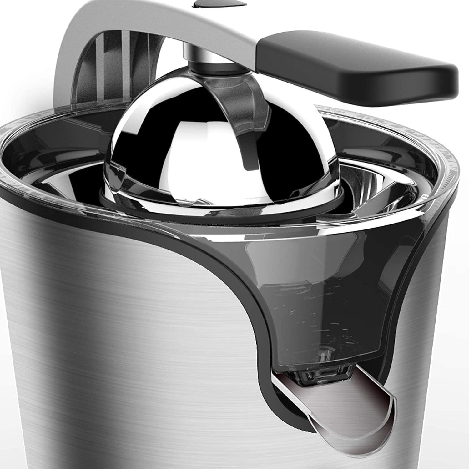 Zilan,Exprimidor de Cítricos I Potente Palanca Elevadora I 1 Lt I Sistema Antigoteo I Dos Conos I Sin BPA I Dispositivo Silencioso I 2 Configuraciones de Velocidad I 500W