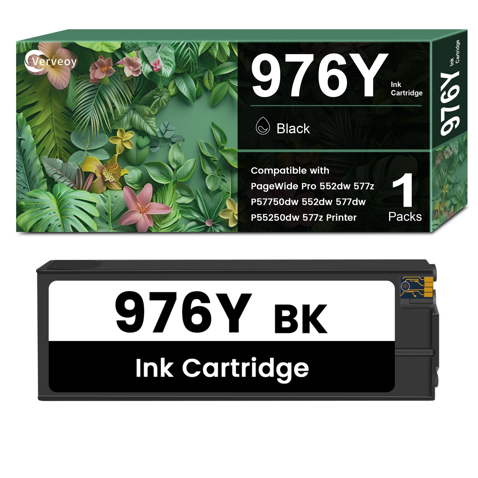 Photo 1 of 976Y Black Ink Cartridge Replacement for HP 976Y Black Ink L0R08A High Yield Ink Cartridge Remanufactured for Pagewide Pro 577dw 552dw 552dn 577z Managed P57750dw P55250dw Printer (1-Pack, L0R08A)