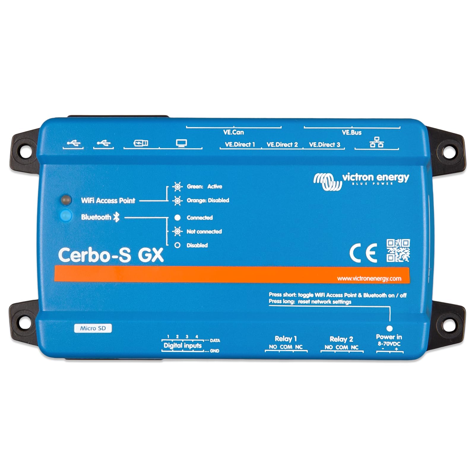 Victron Energy Cerbo-S GX, Monitoraggio del Sistema
