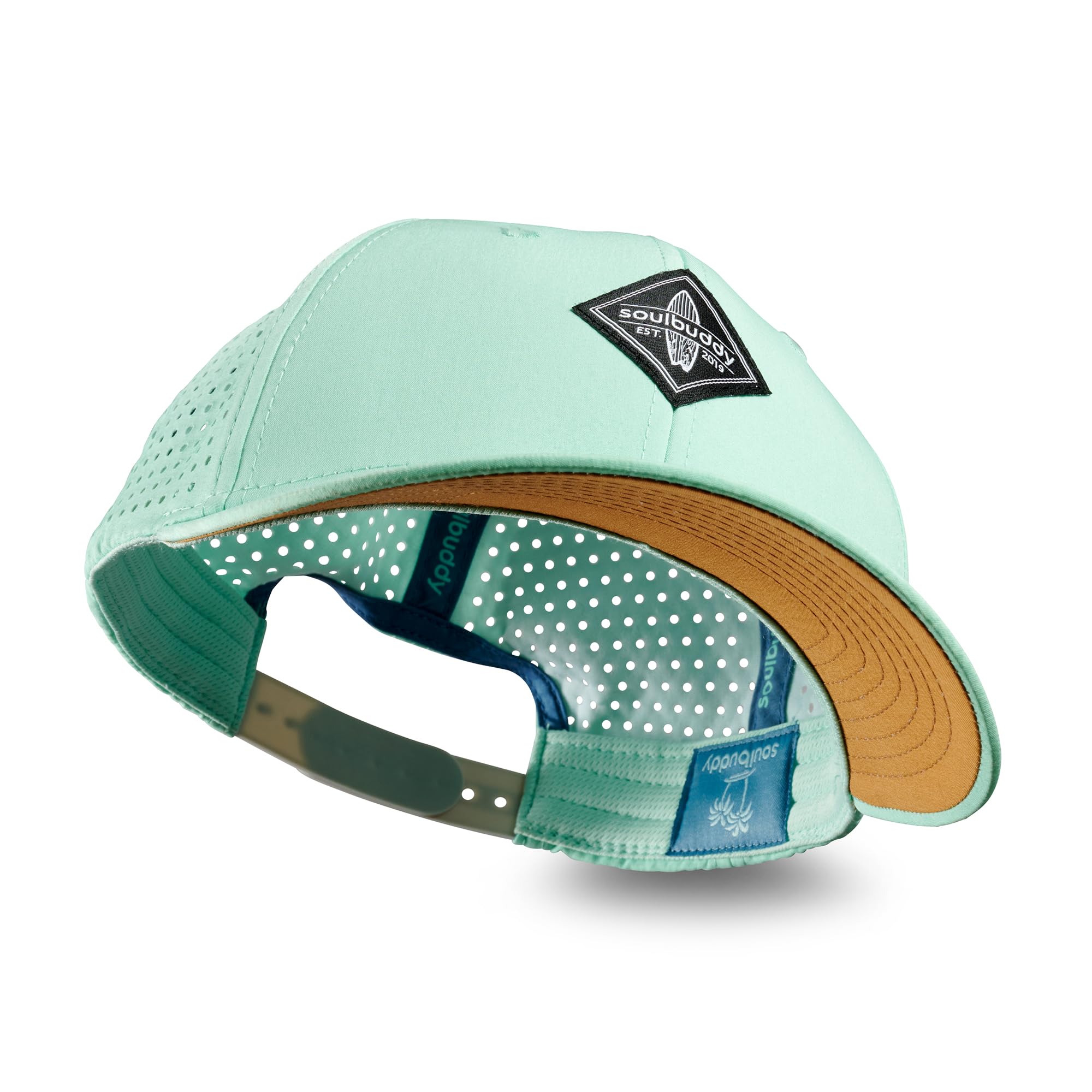 Soulbuddy Snapback Cap Sports Cap – 2er-Set Familien Outfit Set – Cap Herren Cap Damen Cap Kinder – Atmungsaktiv – Schnelltrocknend – One Size und 1 Kinder Cap Größe M oder L