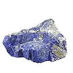 Lapis Lazuli Raw Crystals, Large 1.25-2.0 Healing Crystals Natural Rough Stones Crystal for Tumbling, Cabbing, Fountain Rocks, Decoration, Polishing, Wire Wrapping, Wicca & Reiki