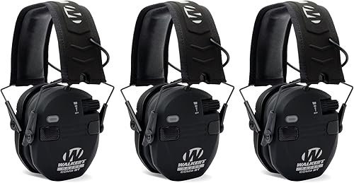 Vista 28 de Walker's Razor Slim Shooter Electronic Hunting Orejeras de protección auditiva plegables Razor Slim Verde Patriot,Flat Dark Earth,Tierra oscura