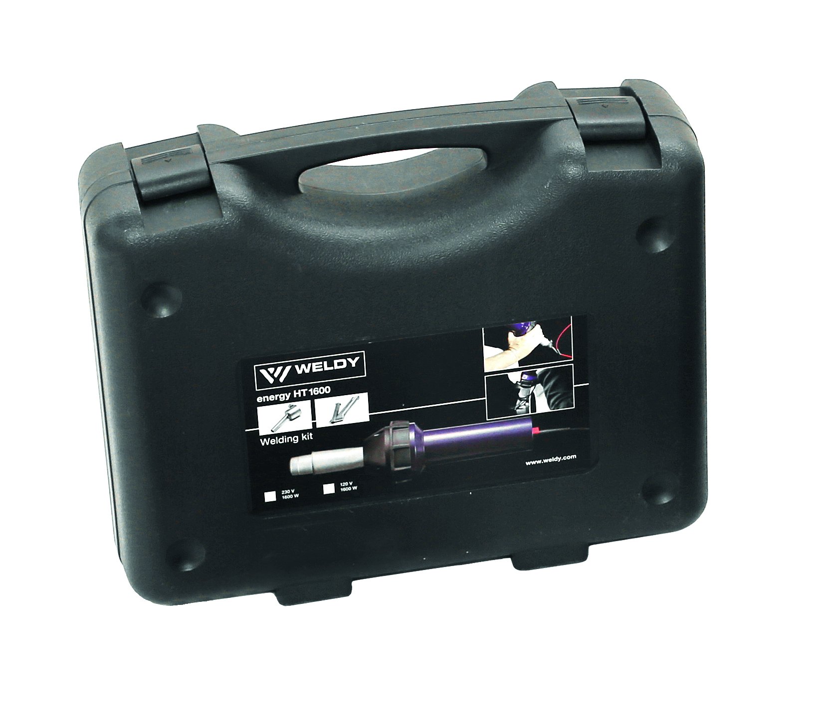 WELDY HT1600 Hot Blast Torch Overlap Plastic Hot Air Heat Gun Hot Welder Pistol Tool Kit 1600W — view 7