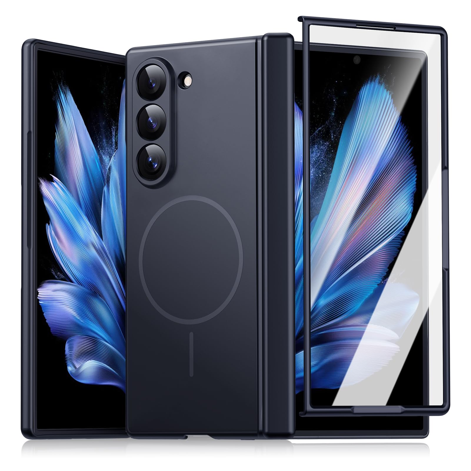 PETORA Galaxy Z Fold6 用 ケース MagSafe対応 ヒン…