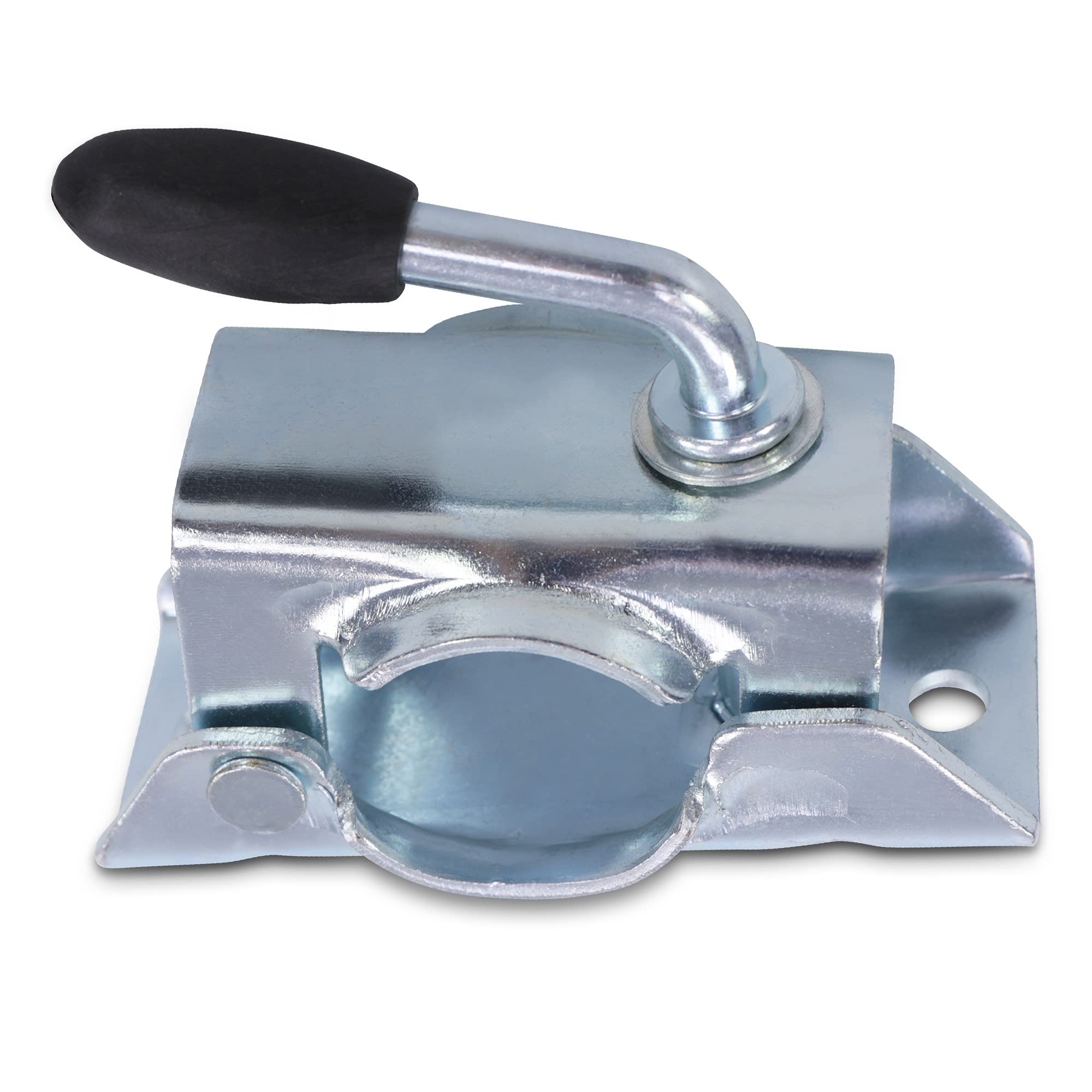 Staffa di Fissaggio ENVA 48 MM Ruota di Supporto per RIMORCHIO Camper incl. Materiale di Fissaggio