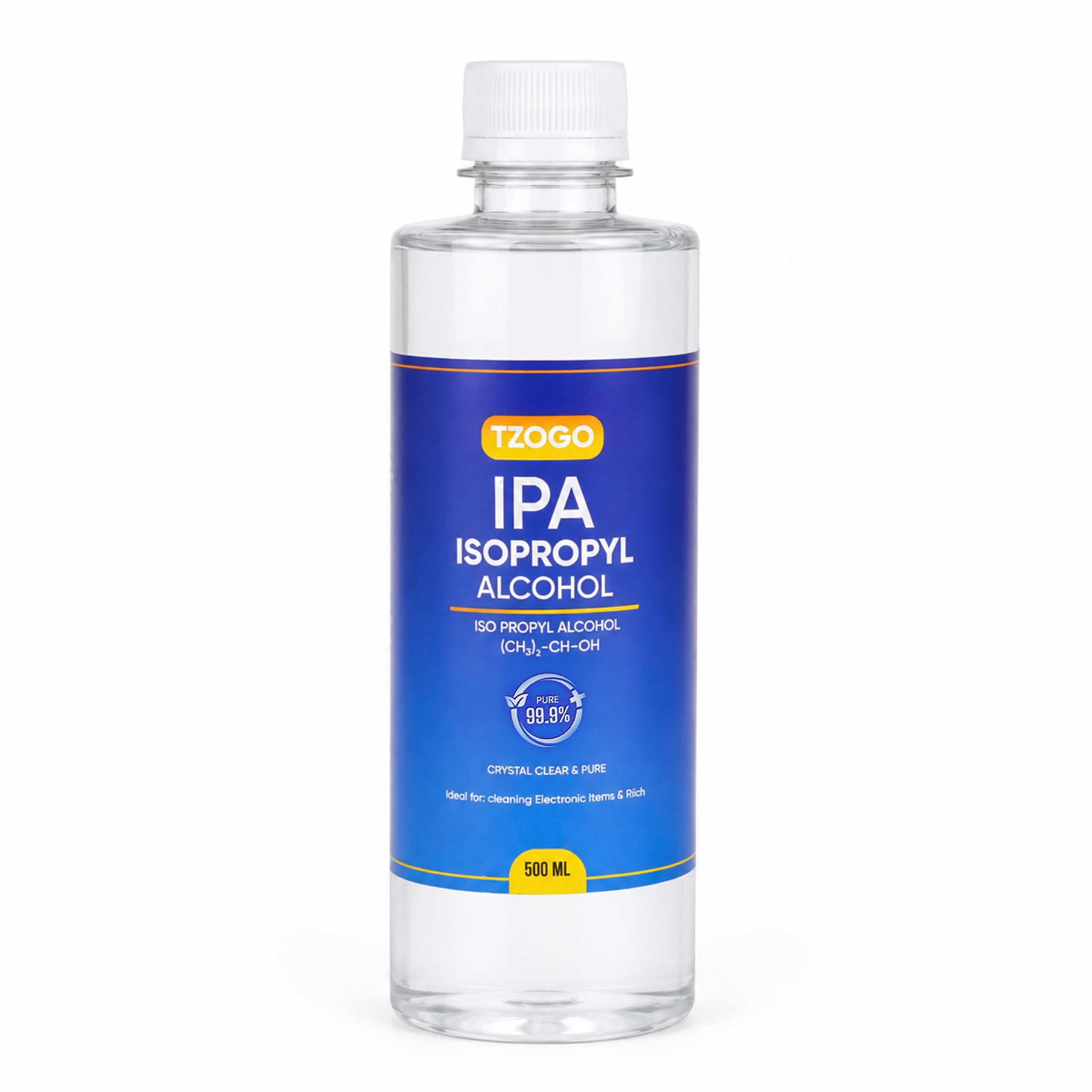 IPA Isopropyl Alcohol 99.9% Pure (500ml) | High Purity Isopropyl Rubbing Alcohol | Fast Evaporating Cleaner for Electronics, PCBs, Printers, Tools, Glass & DIY Cleaning-image-31