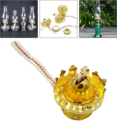 Miniatura 7 de Yiju Quemador de lámpara de aceite, piezas de lámpara de aceite, soporte de chimenea de aceite para lámparas de lámpara de aceite