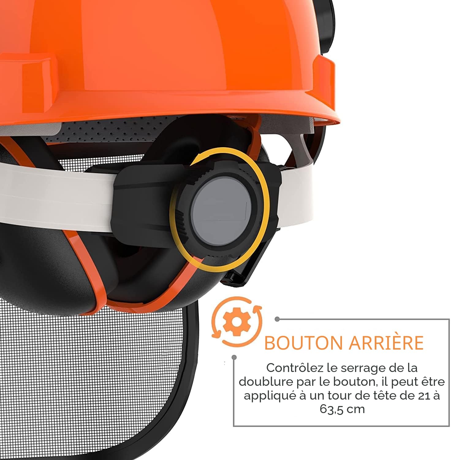 Casque de sécurité forestière industrielle - Système de protection auditive et faciale - Certifié CE EN397 - Casque professionnel forestier avec visière, cache-oreilles amovibles et visières CUKUGUARD