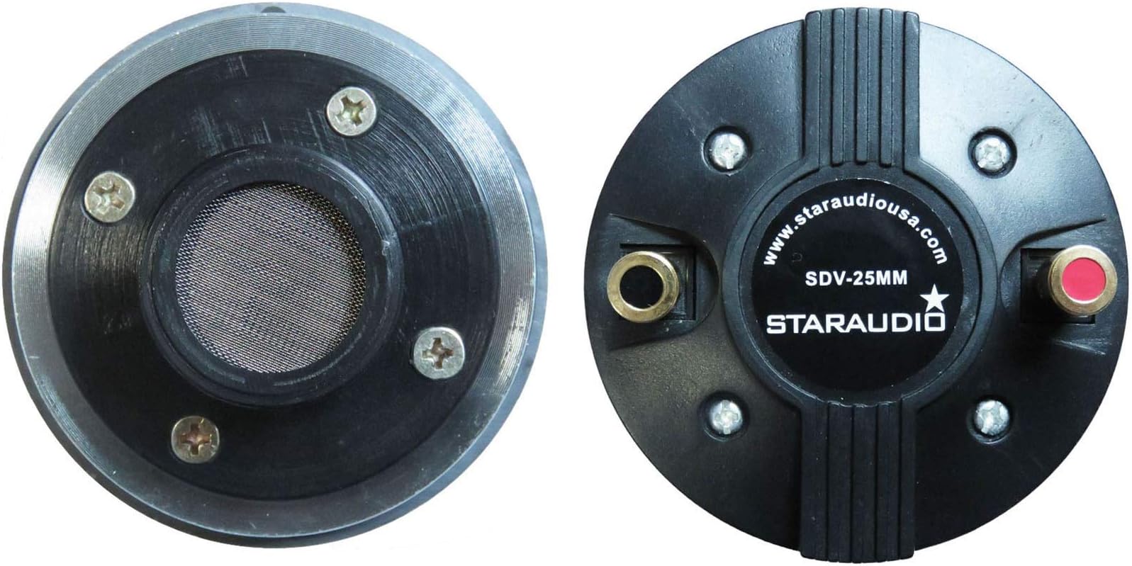 25MM 8Ohms Titanium Driver Tweeter,Of Compression Screw-on Horn Speaker Driver Tweeter,For Repair Pro PA,DJ Powered Speaker Replacement SDV-25MM