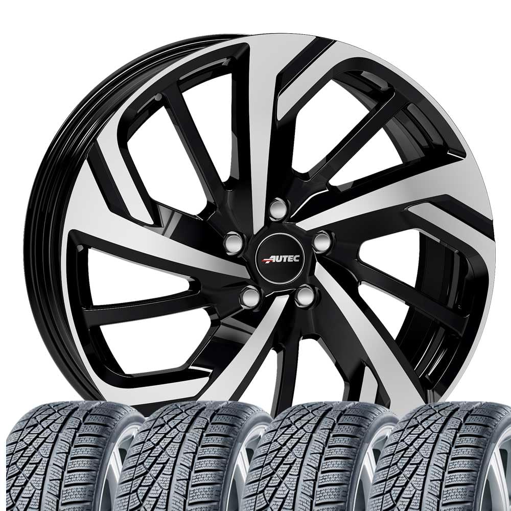 Kompletträder Winter räder Winter kompletträder Rixon 8,5x18 ET38 5x114,3 kompatibel mit Tesla Model 3