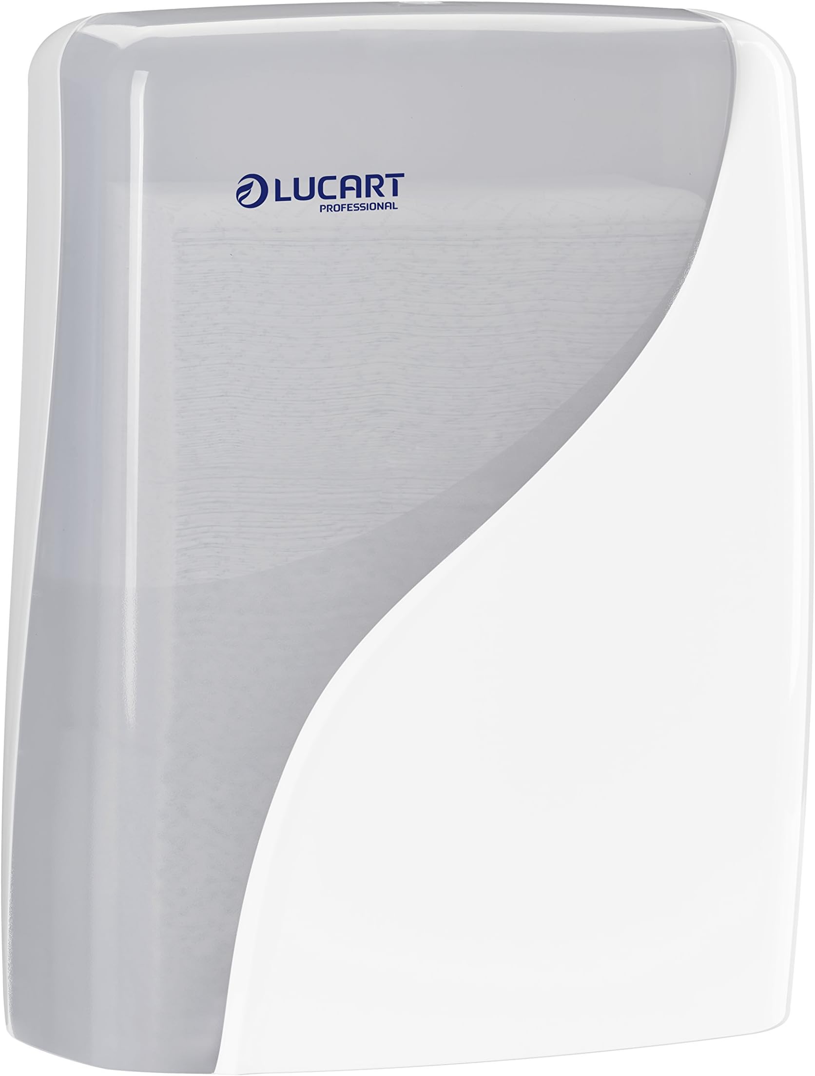 LucartProfessional 892314 for Folded Towel Dispenser, White (Pack of 1)