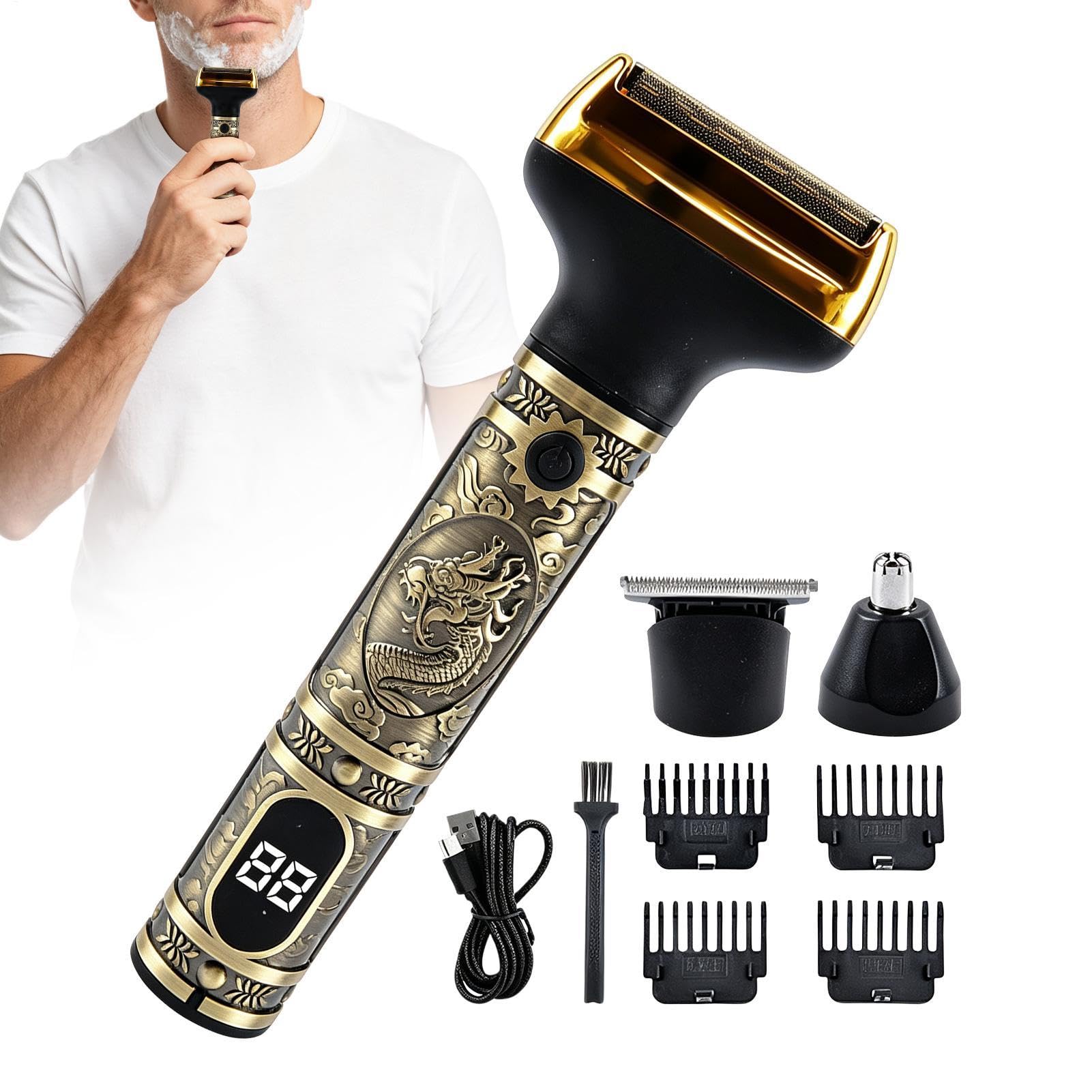 Aparador de Barba Máquina De Barbear Elétrica Portátil Recarregável Para | Aparador Nasal