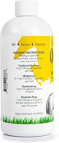 Miniatura 4 de Lavadora de lana Outback Gold, 16 oz, compatible con lavadoras de carga frontal, a base de plantas, sin perfume, sin fragancia, detergente de pH