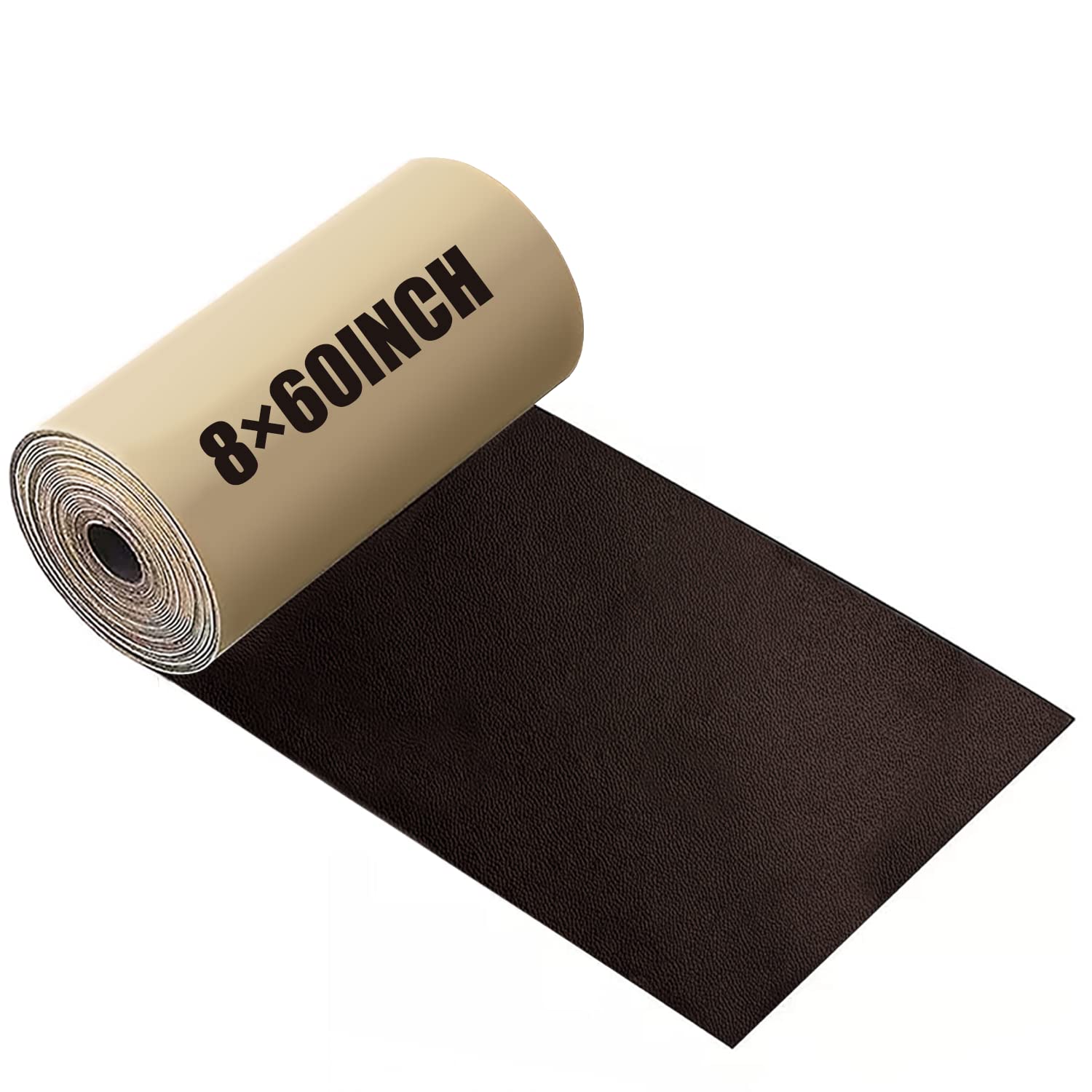 XINLTC Leather Repair Tape, 8 x 60 Inches, Dark Brown, Self Adhesive