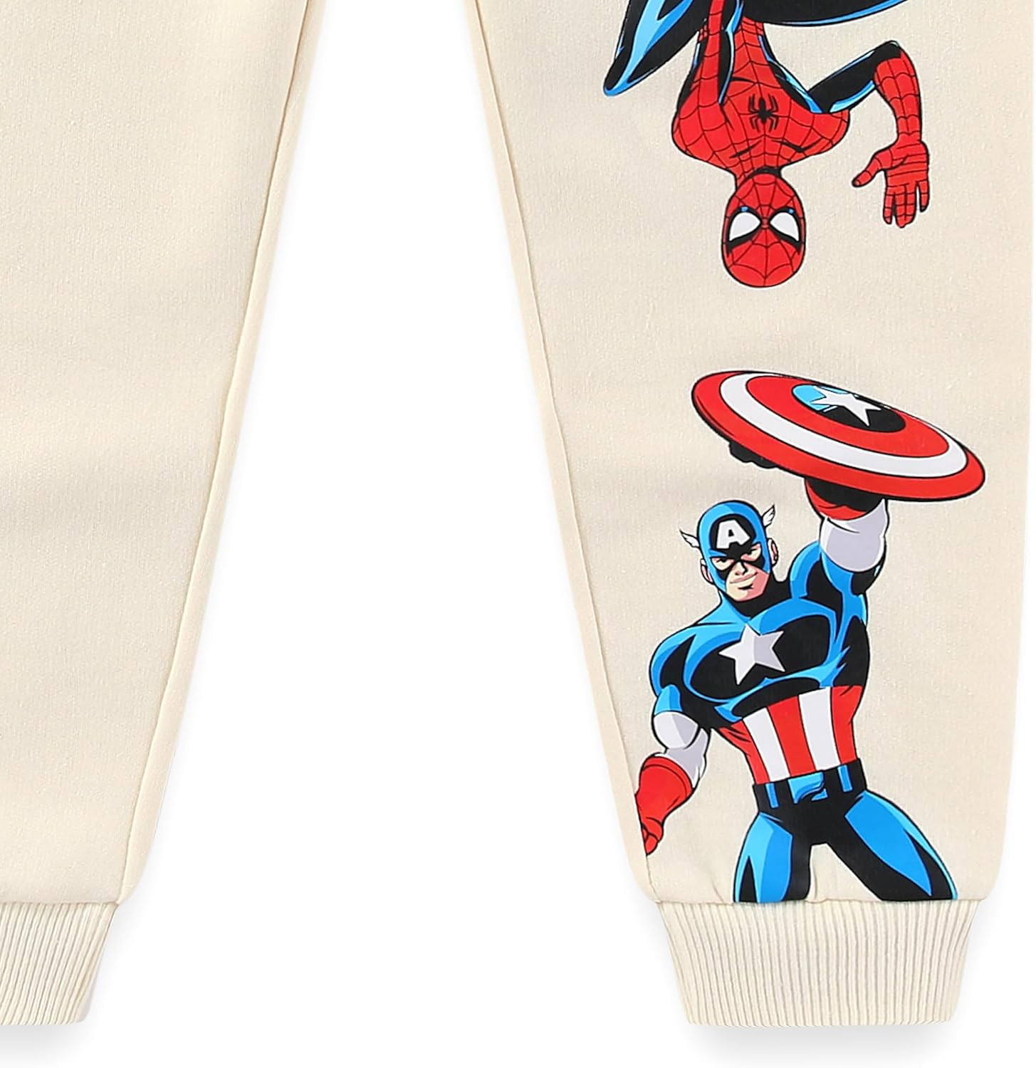 Marvel Spider-Man Captain America Boys Pullover Hoodie and Pants Set for Toddler and Big Kids - Image 5