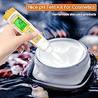 Vista 7 de YINMIK Medidor de pH de Alimentos con Sonda Reemplazable de pH Extra, Probador Digital de pH para Masa Madre y Pan, Probador de pH de Alimentos