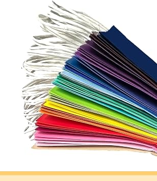 Gcardist 24 Colors Large Gift Bag with Handles Bulk 24PCS Paper Party Bags 13