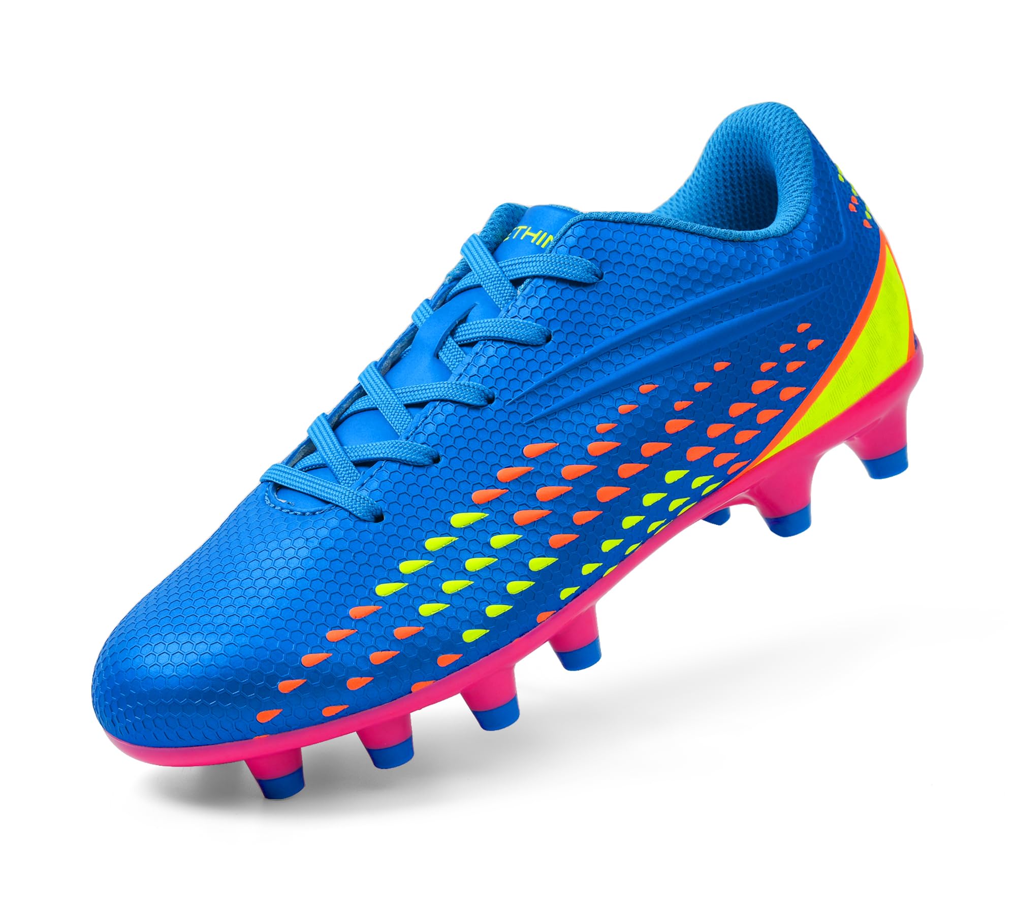 Chaussures de Football Légères pour Enfants Garçons Filles Antidérapantes