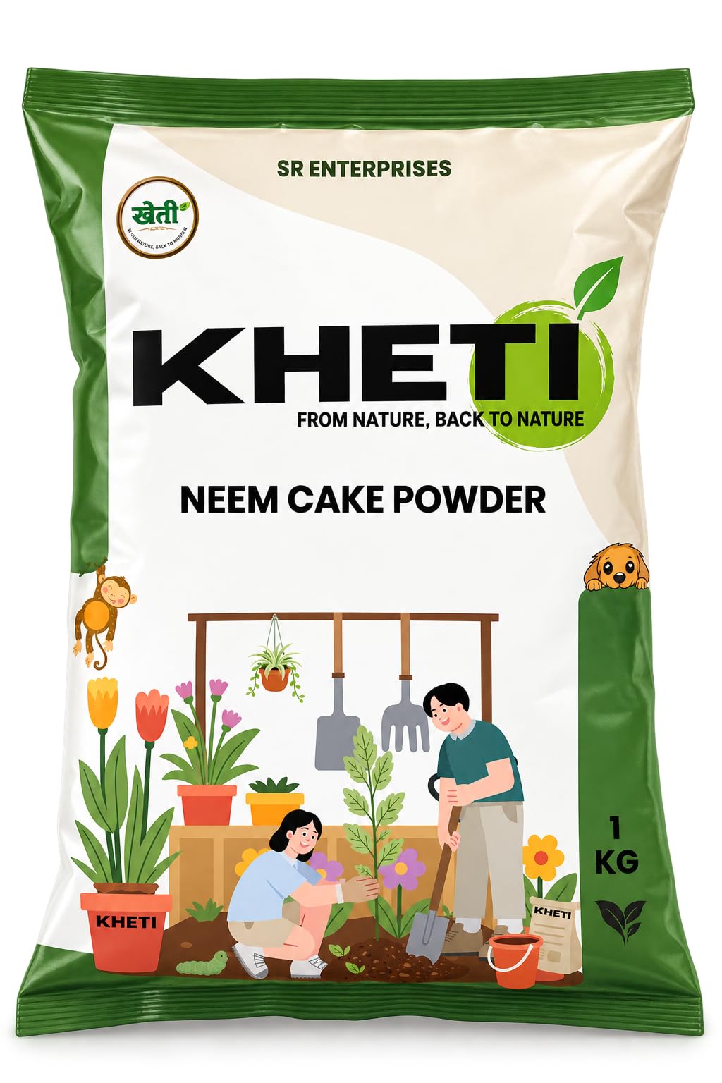 【新品未使用】RuFei RC Powder　定価約24,000円相当 Khetii Neem Cake Powder Organic Fertilizer & Soil Conditioner