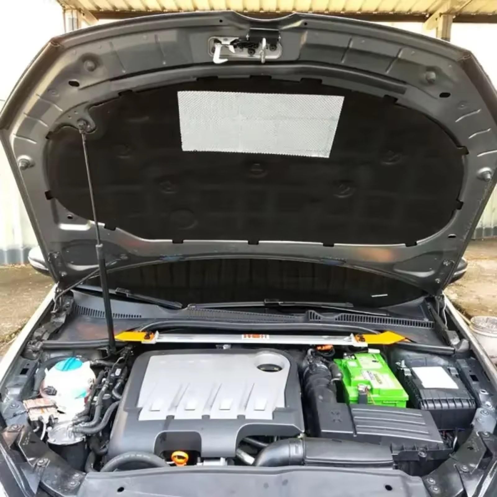 Dämmung Haube Motorhaube Sound Pad Auto Feuerfeste Wärmedämmung Abdeckung Liner Innen Teile Zubehör Kompatibel Mit Vw Für Golf 6(Type A)