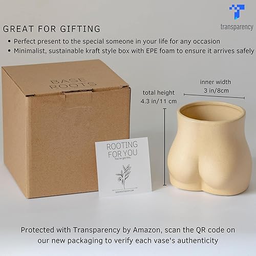 Miniatura 5 de Estantes colgantes para pared Juego de 2 con ganchos Estante de madera de macramé, jarrón de cuerpo de forma femenina, jarrones para flores con