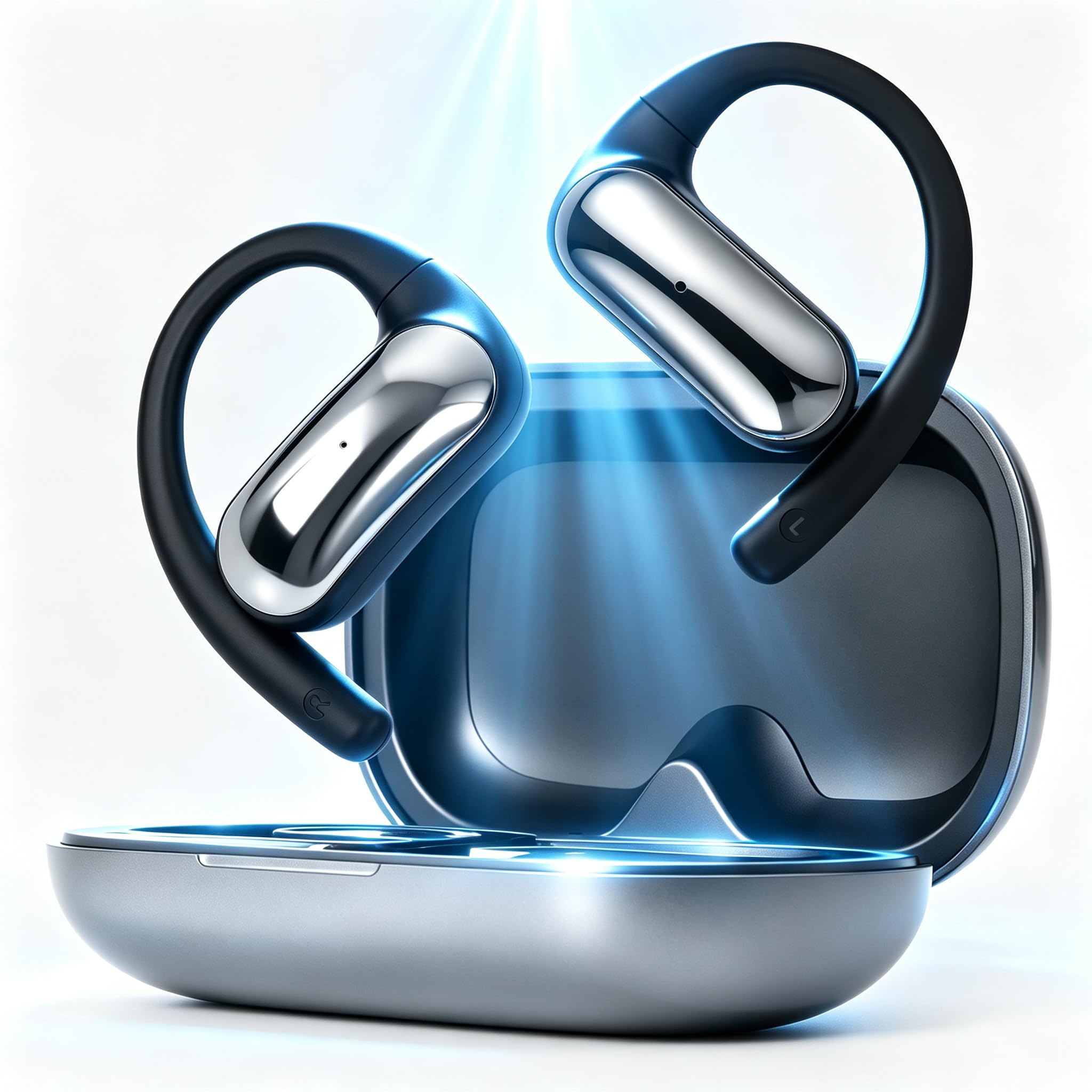 Open Ear Headphones Wireless Bluetooth 5.4, Over Ear Earbuds with Earhooks, Sports Wirele…