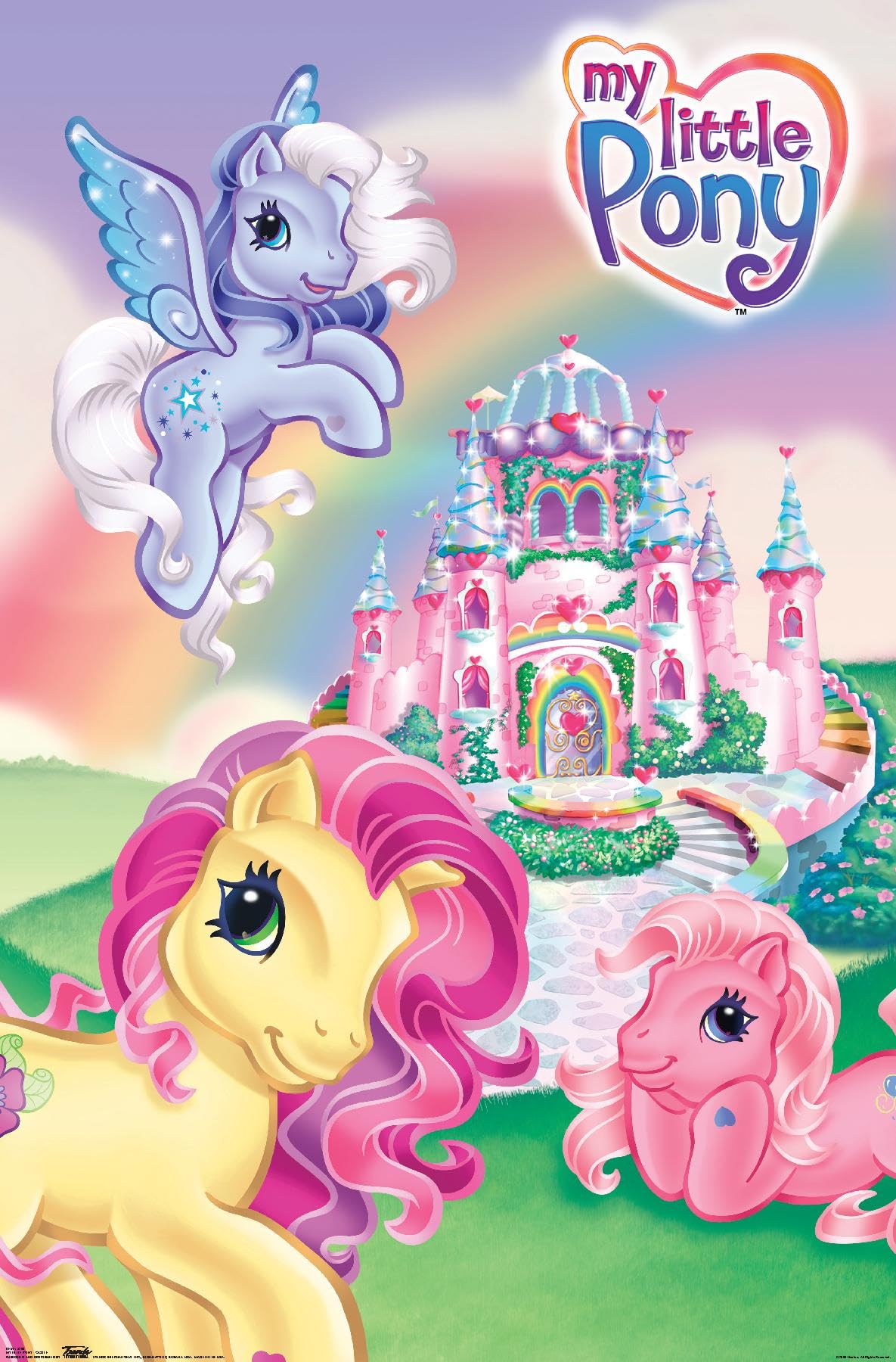 <新価格>My Little Pony 8冊セット+ミニポスター Amazon.com: Trends International Hasbro My Little Pony - Castle