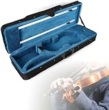Valise de violon 4/4 - Pour apprendre à violon - Avec 2 sangles réglables - Solide et légère - 1