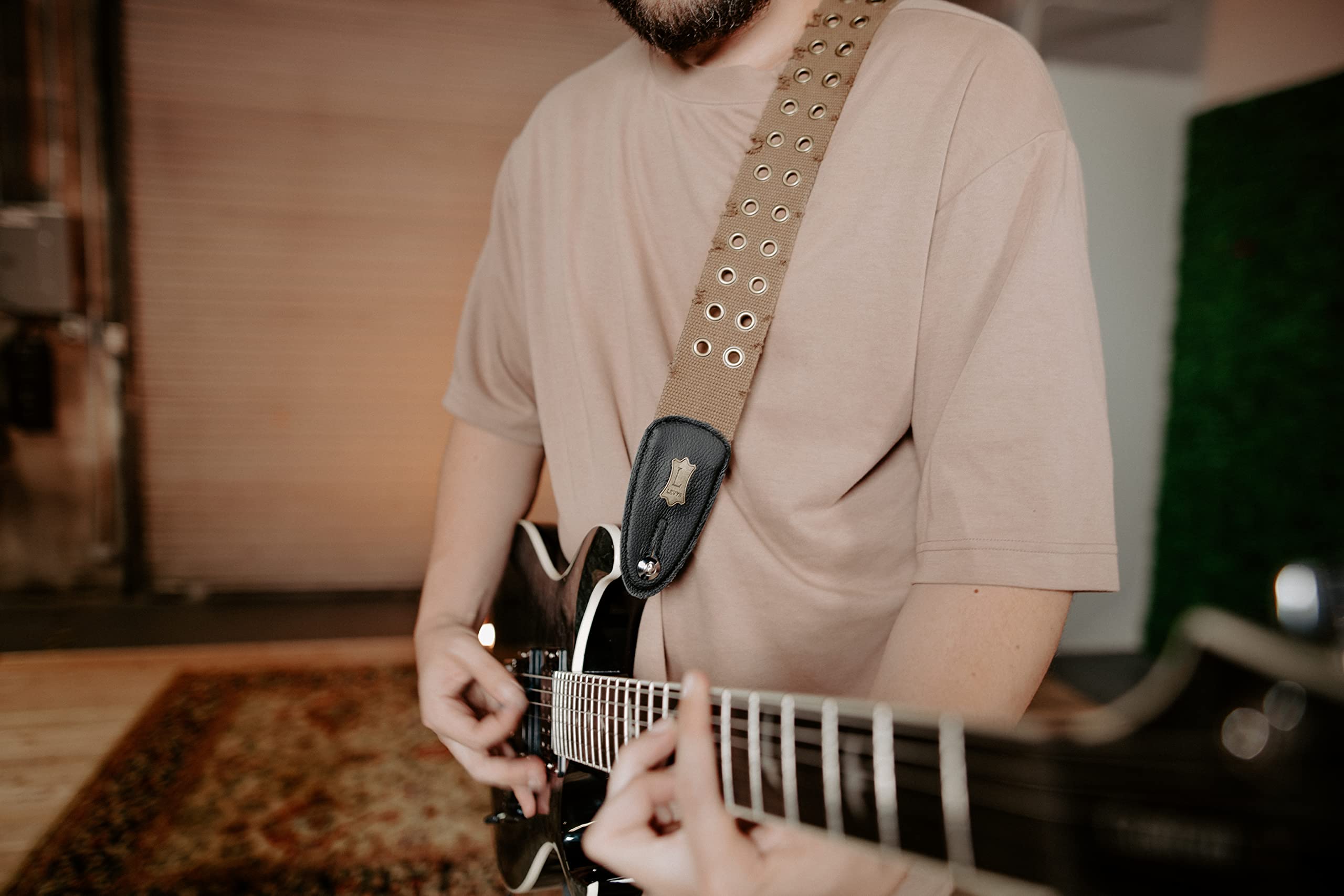 Levy's Leathers Guitar Strap (MC8TWEY-BRN)