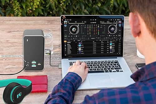 Miniatura 7 de Estación de acoplamiento, FAMILYCRAZY 16 en 1 USB C Dock para MacBook portátil, pantallas triples (1 VGA 2 x 4KHDMI), entrada PD de 100 W, 3 USB-C,