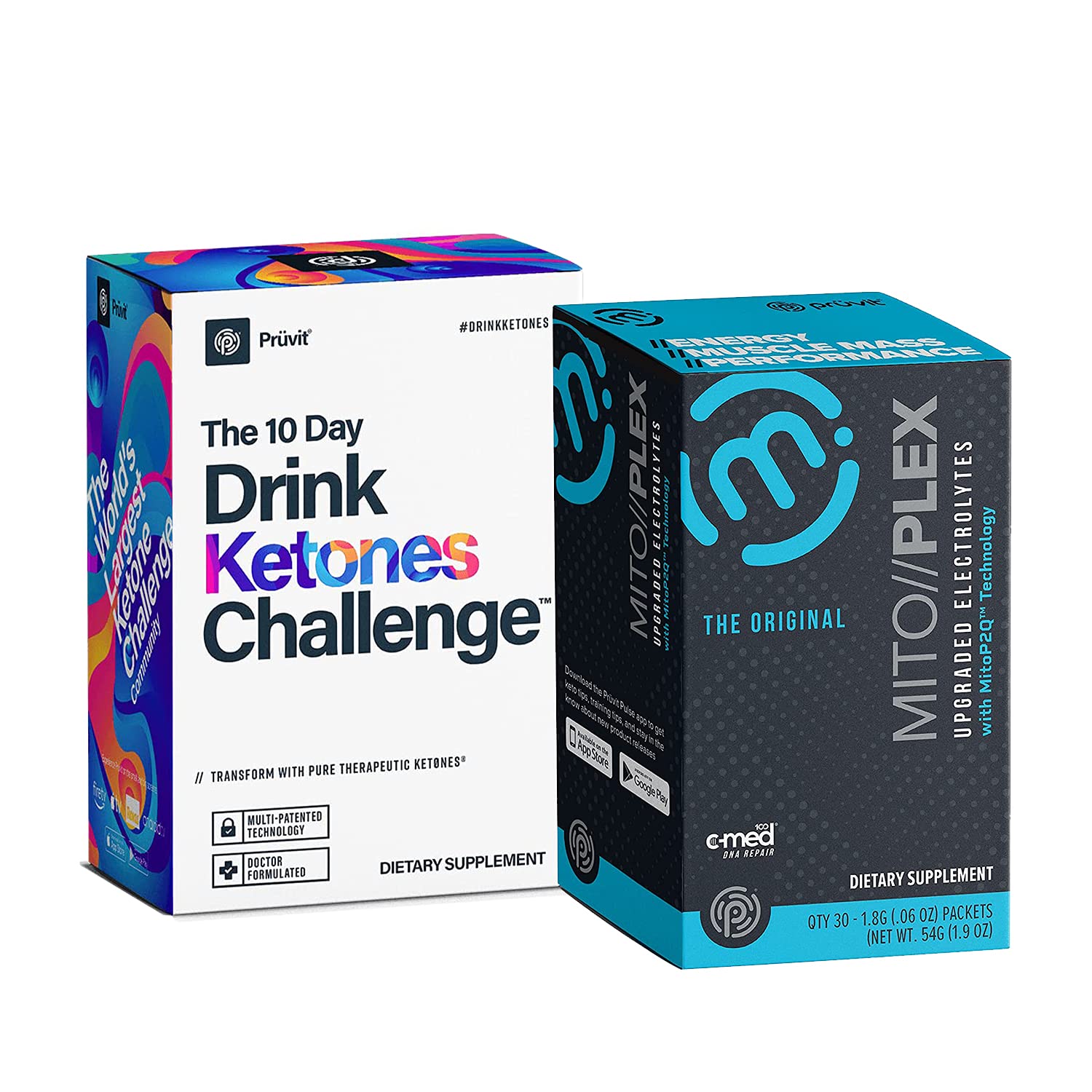 Pruvit 10 Day Drink Ketones Challenge and Pruvit MITO//PLEX® Upgraded Electrolytes with MitoP2Q Technology