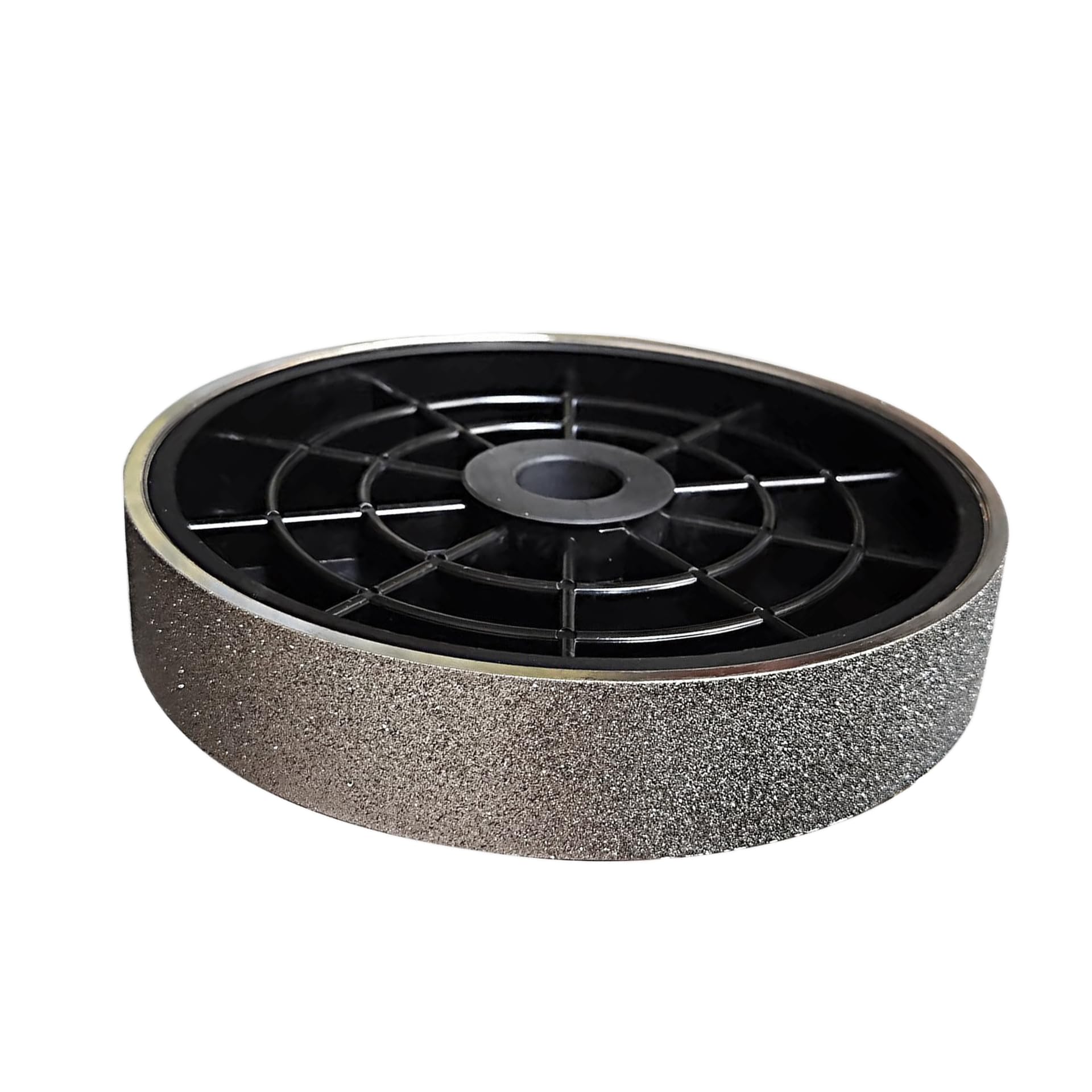 1 muela de diamante de 8" for pulido de gemas - Grano 600, eje de 1", compatible con diversos materiales duros