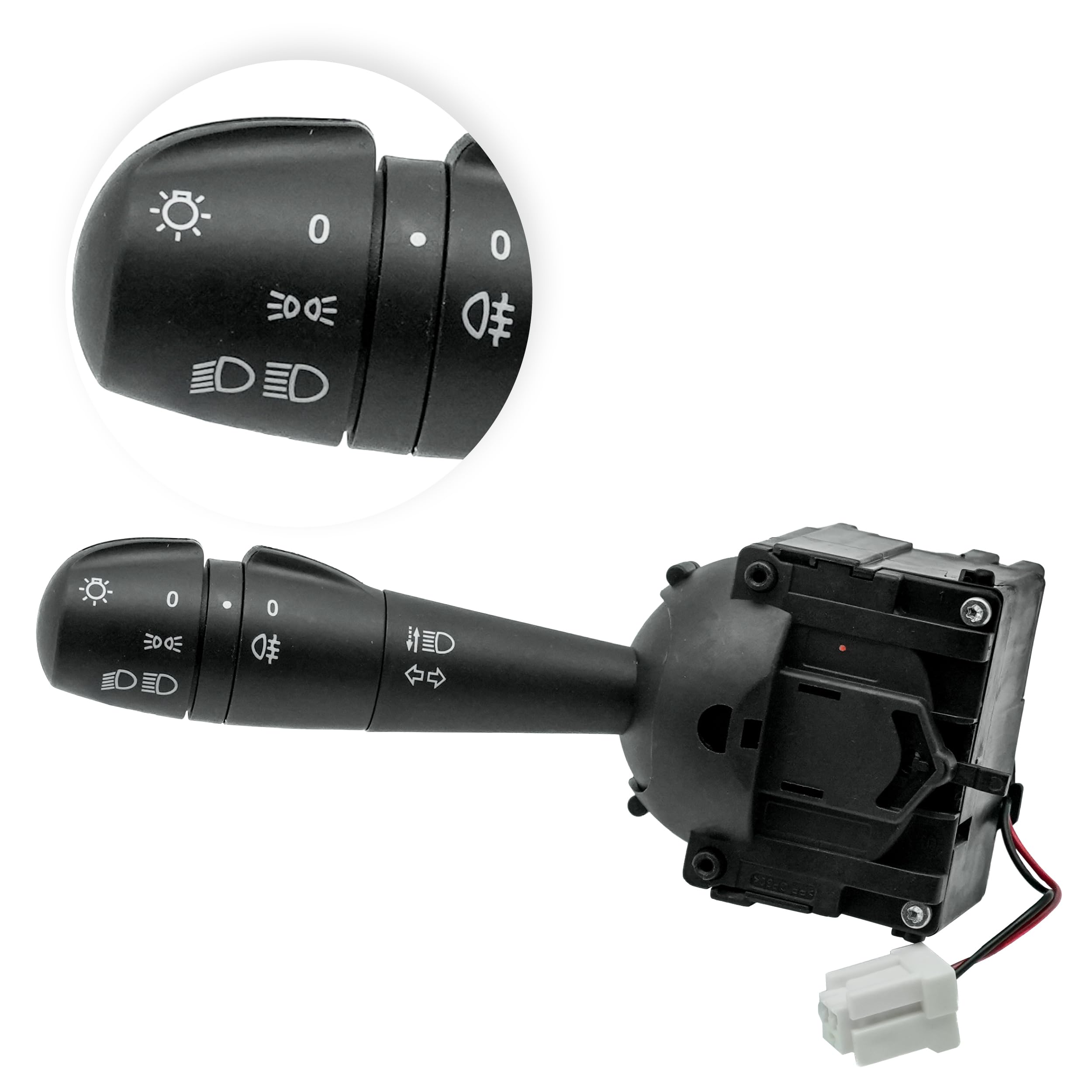 Commodo compatible pour Clio 4, Clio 4 Estate, Twingo 3, Captur 1, Duster 1, Dokker, Lodgy, Sandero 1 et 2, Logan 2. Avec antibrouillards arrière UNIQUEMENT | 255403601R