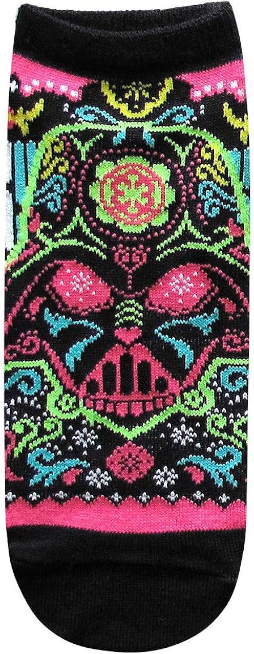 Star Wars Sugar Skull Ornate Juniors/Womens 5 Pack Ankle Socks Size 4-10 : Clothing, Shoes & Jewelry