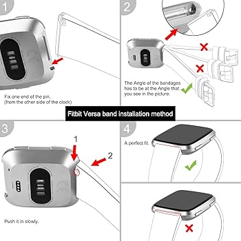 fitbit versa bands amazon