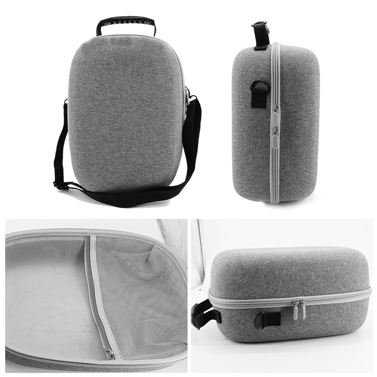 VR2 - Custodia rigida in EVA per cuffie da gioco, con fascia elastica interna, copertura protettiva per supporto antisporco