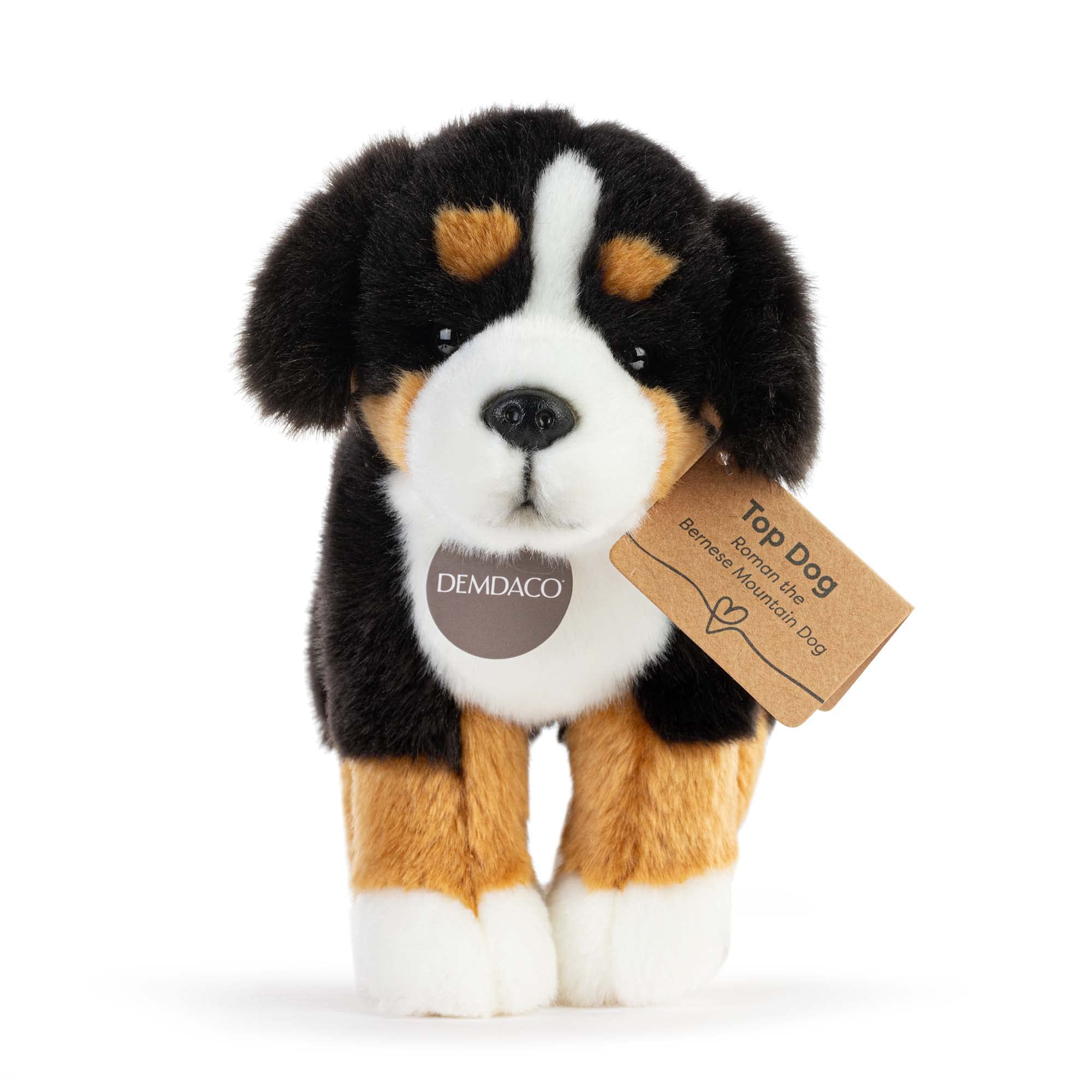 DEMDACO Animalcraft Bloodhound Dog Plush Stuffed Animal - Brown & Black, 13 X 10 Inches, Polyester - View #9