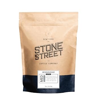 BROOKLYN SIGNATURE BLEND | Whole Bean Coffee | 1 LB Bag | Medium Dark Roast Level - Bold & Balanced | Premium 100% Arabica Origin