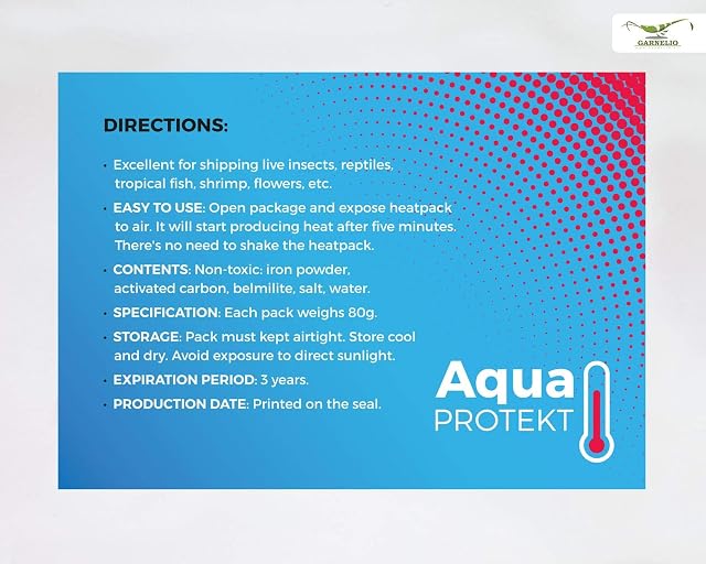 Foto 4 de 5 de Garnelio Aqua Protekt - Bolsa de Calor, Bolsa de Calor, Aguamarina, 48 Horas de duración del Calor…